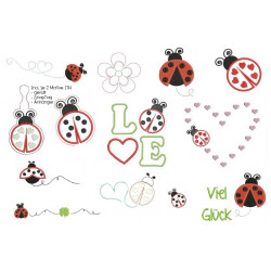 Stickserie - Ladybug